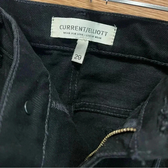 Current/Elliott black denim - Size 29 - Picture 4 of 6